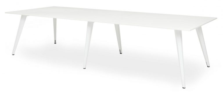 Grote TABS tafel uit 2 delen 320 x 120 wit wit